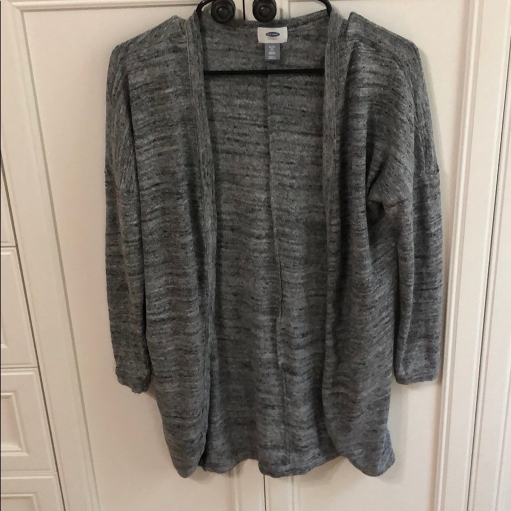 Open long cardigan